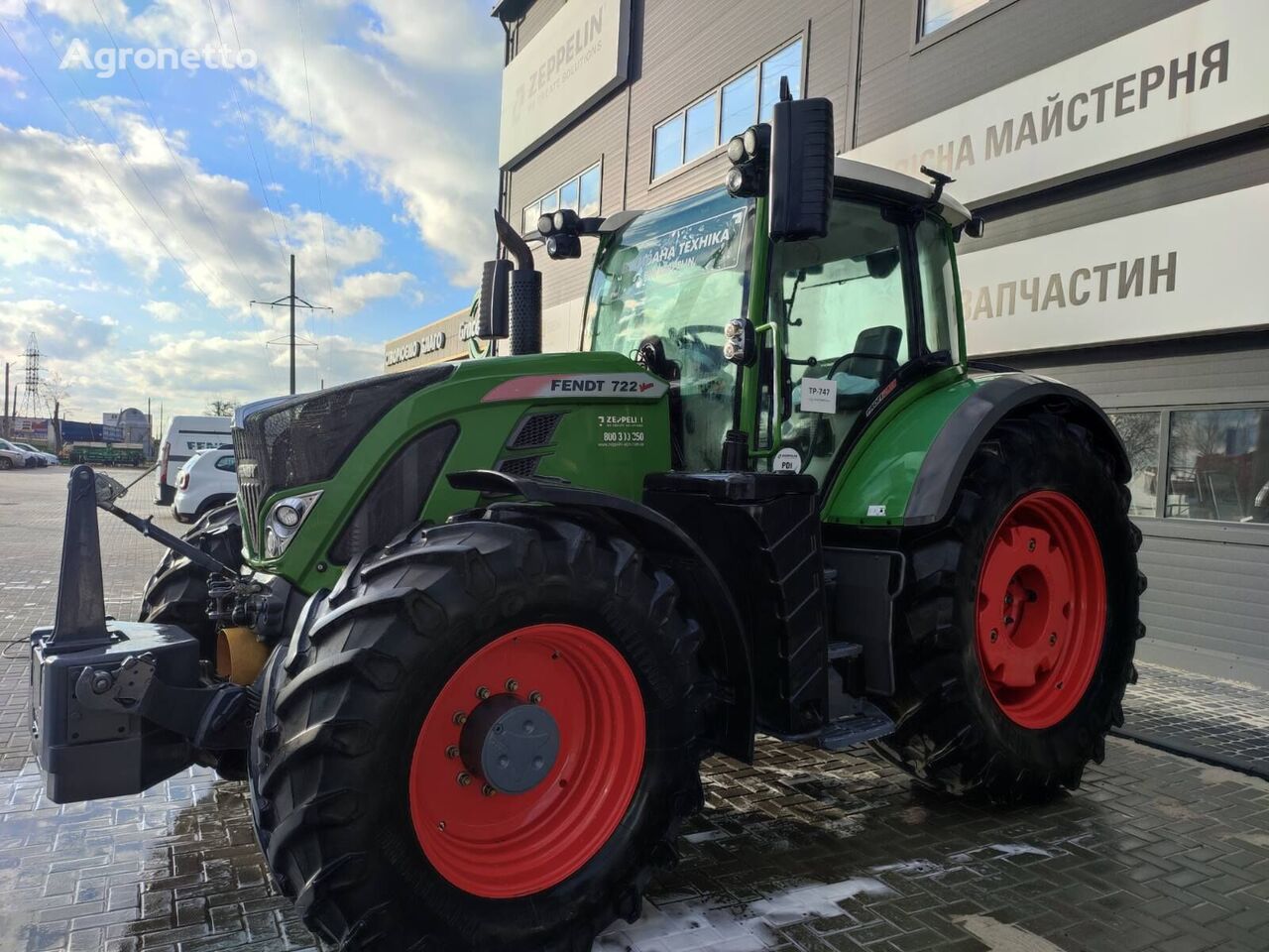 Fendt Vario 722 Profi + kerekes traktor