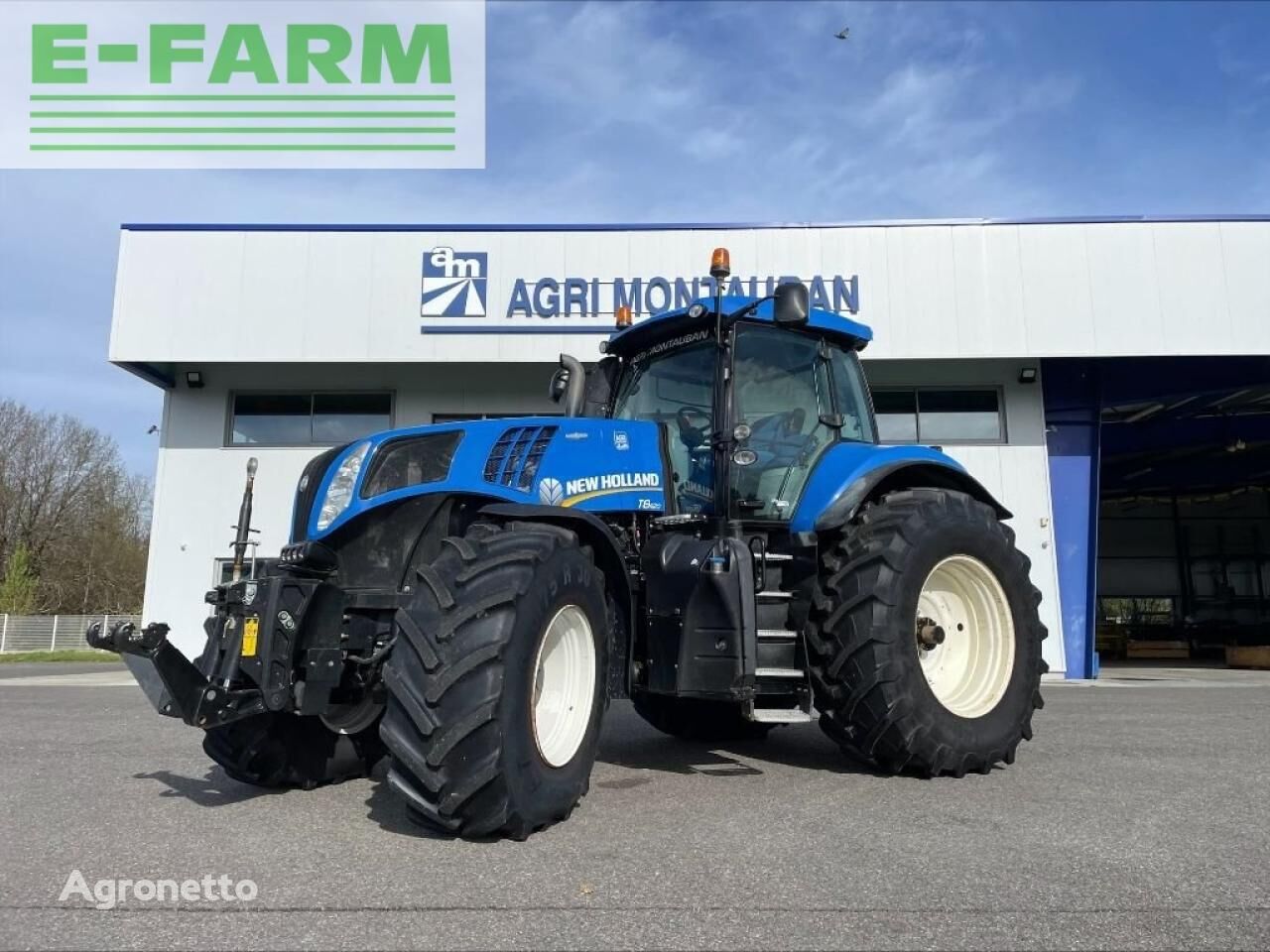 New Holland t 8.420 kerekes traktor