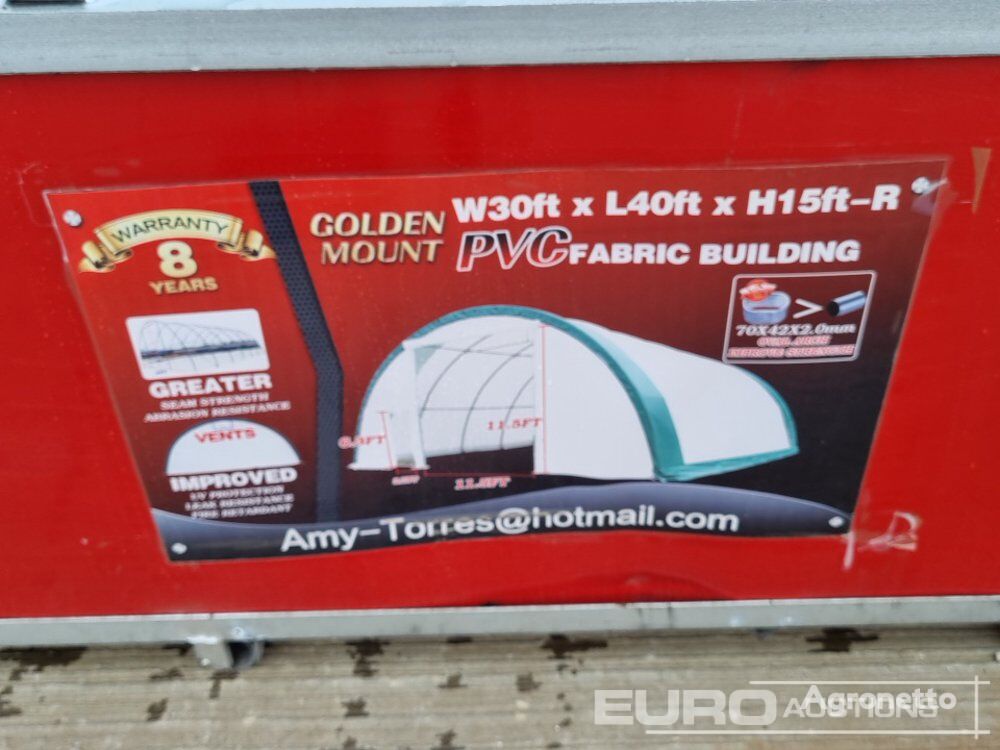új PVC Dome Shelter raktársátor