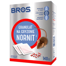 Bros Nornit granulátum rágcsálók és pocok számára 140G